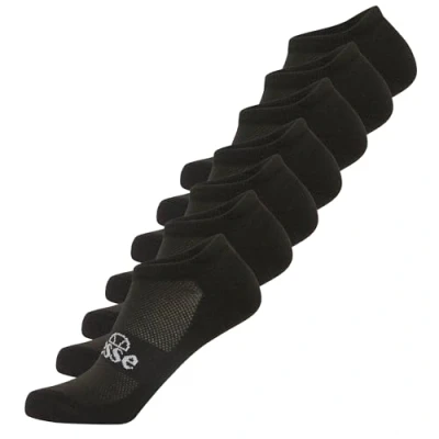 Image of Ellesse Unisex Trainer Socks Arado 7 Pairs Liner, Logo, black, 36 38