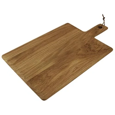 Image of Olympia Oak Wood Board Large 1 Piece Construction with Handle 450x260mm