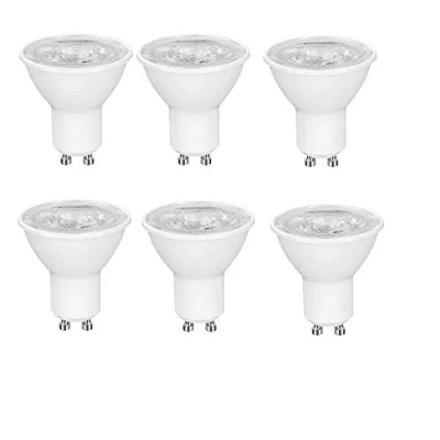Image of OUGEER Pack of 6 GU10 LED 6W 600 Lumens 60W Halogen Equivalent Replacement Warm White 3000K,120 Beam Angle AC 220 240V NOT Dimmable Spot Light Bulb
