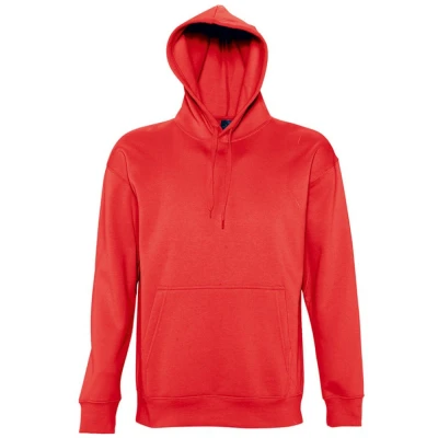 Image of SOLS Mens Slam Unisex Hooded Sweatshirt / Hoodie (Red) Size Small