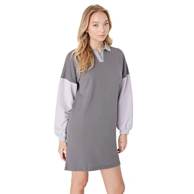 Image of Trendyol Dress Gray Jersey