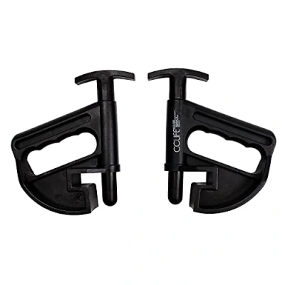 Image of CCLIFE 2 Piece Tyre Bead Clamp Mounting Aid Tool