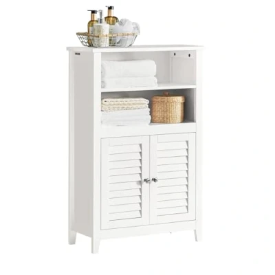 Image of SoBuy® BZR13 W, Bathroom Cabinet Shelf Storage Unit