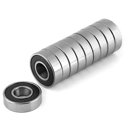 Image of 10 Pcs Ball Bearing Roller Bearing, Durable Multi Use Rubber Sealed Deep Groove 6001 2RS (12x28x8mm)