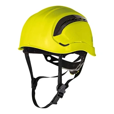 Image of Delta Plus GRANITE WIND Working at Height ABS Helmet Vented with Rotor Adjustment Yellow Adjustable
