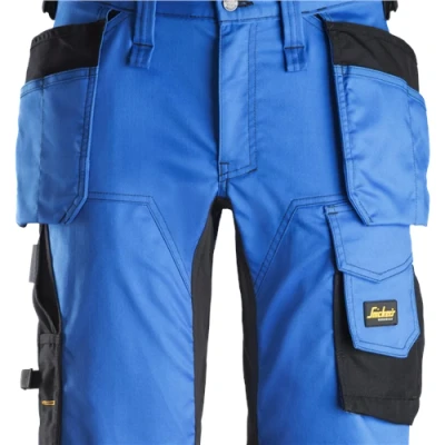 Image of Snickers AllroundWork Stretch Shorts Holster Pockets True Blue/Black 58