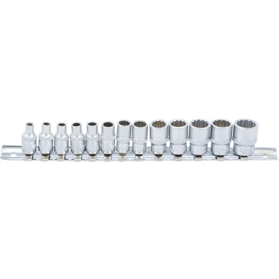 Image of BGS 2269 Socket Set, 12 point 6.3 mm (1/4&quot;) Drive 4 14 13 pcs.