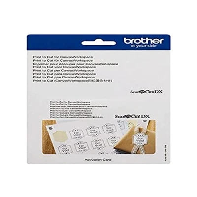 Image of Brother CADXPRNTCUT1 Print to Cut Activation Card ScanNCut SDX