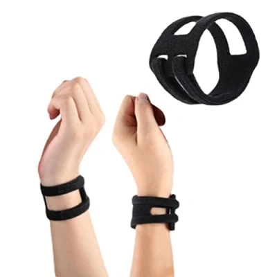 Image of Eeauytr 2PCS TFCC Wrist Brace, Adjustable Brace for Tear, Portable Breathable Support Straps Ulnar Sided Pain Relief, One Size Fits Most