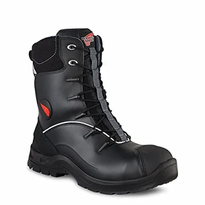 Image of Red Wing Petroking 8 inch 3222 Safety Work Boot Side Zip Black Various Sizes (numeric_6_point_5)
