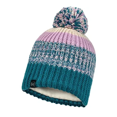 Image of Buff Kids Aqua Sibylla Knitted &amp; Fleece Band Beanie Hat