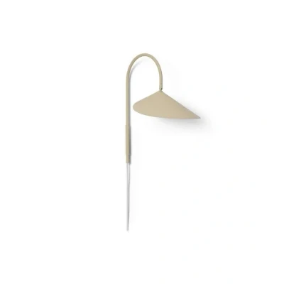 Image of ferm LIVING Arum Swivel wall light, beige, 47 cm, plug