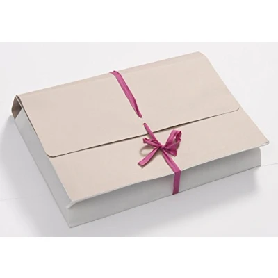 Image of Exacompta Ref 239Z Guildhall Croydon Legal Wallets, 315gsm Heavyweight Manilla, Pre Printed Front Cover, Suitable for A4 &amp; Foolscap Documents Pack of 25