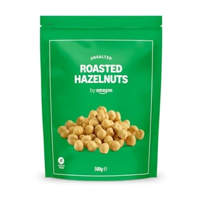 Image of By Amazon Roasted Unsalted Hazelnuts, 500g