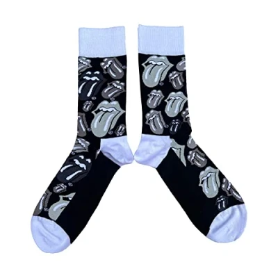 Image of SOCKSHOP Music Collection 1 Pair The Rolling Stones Cotton Socks Classic Tongue One Size