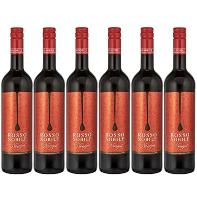 Image of Rosso Nobile Nougat, Noble Red Wine with fine Nougat aromas (6 x 0.75 l)
