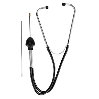 Image of Mechanics Stethoscope Car Engine Cylinder Stethoscope, Automotive Repair Tester Diagnostic Tool With 215Mm Extended Probe