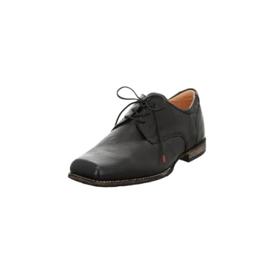 Image of Think! Herren GURU chromfrei gegerbte nachhaltige Halbschuhe, Schwarz 0010