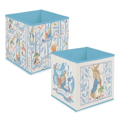 Image of Peter Rabbit Fabric Storage Cubes Pack of Two