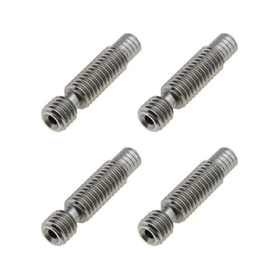 Image of YINETTECH 1.75mm M6 V6 E3D Heat Break Throat Tube Stainless Steel Heatbreak Fit for 3D Printer CR 10 Ender 3 Hotend Pack of 4