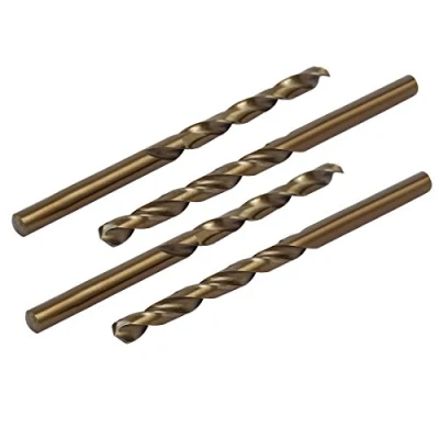 Image of Sourcingmap 5.1mm Drilling Dia Straight Round Shank HSS Cobalt Metric Twist Drill Bit 4pcs
