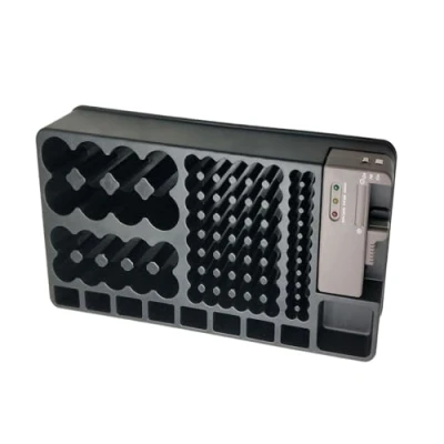 Image of Oadnijuie Multipurpose Battery Container Case Box Storage Solution With 98 Compartment &amp; Removable Tester