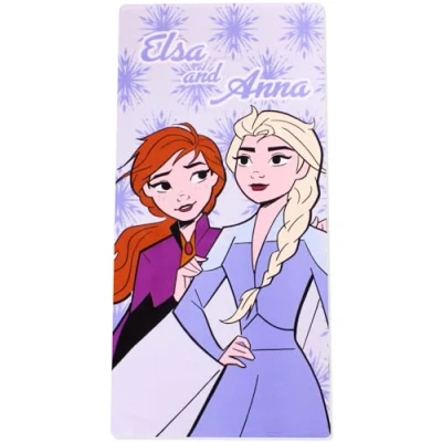 Image of Disney Frozen Beach Towel for Kids Quick Dry Swimming Bath Microfibre 70 x 140 CM