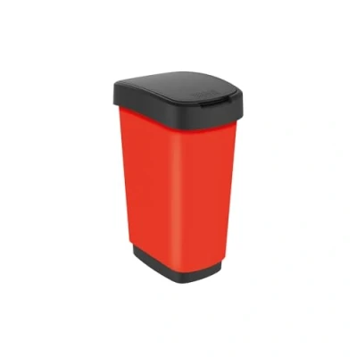 Image of Rotho Twist, Plastic (PP) BPA Free, red, 25l (33.3 x 25.2 47.6 cm)