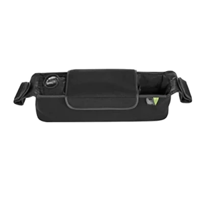 Image of Baby Jogger Buggy Organiser Parent Console with Insulated Cup Holder For City Tour 2, Mini GT2, Elite 2 Pushchairs &amp; More Black