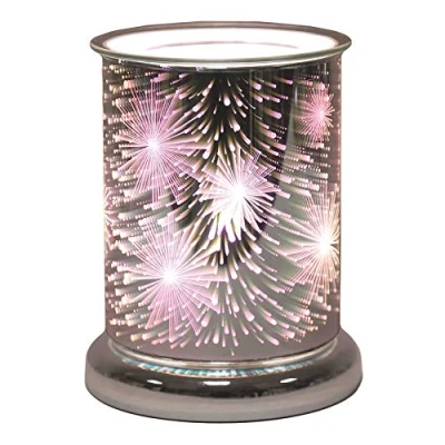 Image of Aroma Electric Wax Melt Burner Cylinder Auto Touch On/Off 3D Supanova Design