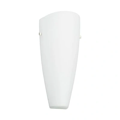 Image of Wall Light &#039;Hermine&#039; dimmable (Modern) in White Made of Glass for e.g. Hallway (1 Source, E27) from Lindby Lighting, lamp