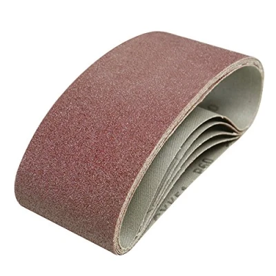 Image of Silverline Sanding Belts 75 x 457mm 5pk 60 Grit