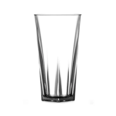 Image of BB Plastics Elite Penthouse Polycarbonate Nucleated Pint Glasses CE 20oz / 568ml Set of 4