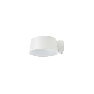 Image of LOOM DESIGN LED wall light Cookie, white, aluminium, Ø 15 cm