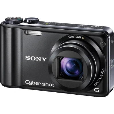 Image of Sony Cyber Shot HX5 Compact Digital Camera Cameras (10.2 MP, 3648 x 2736 Pixels, CMOS, 10x, Full HD, Black) (Renewed)