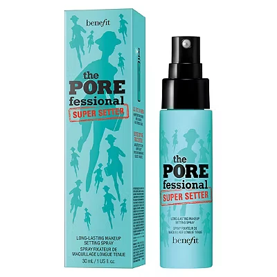 Image of Benefit The POREfessional: Super Setter Travel Size Long Lasting Makeup Setting Spray 30ml