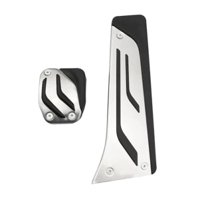 Image of Car Foot Pedals For BMW M2 M3 M4 M5 M6 I3 I8 Non Slip Pedal Covers Stainless Steel Brake Accelerator Accessory Gas Pads Cover