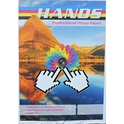 Image of 20 Sheets Hands Professional A4 160gsm Laser Double Sided Gloss Photo Paper