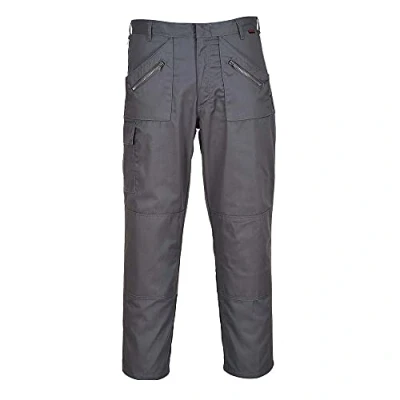 Image of Portwest S887 Comfort Reinforced Knee Action Trouser Grey, 40