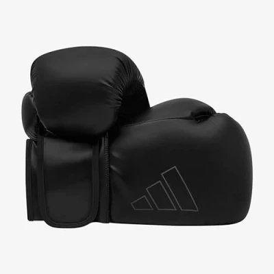 Image of Adidas Hybrid 80 Boxing Gloves Black 8 oz