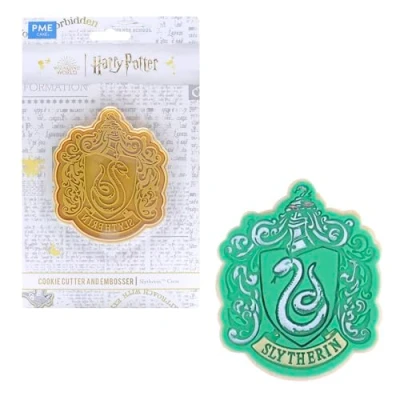Image of PME Harry Potter Cookie Cutter &amp; Embosser, Slytherin Crest