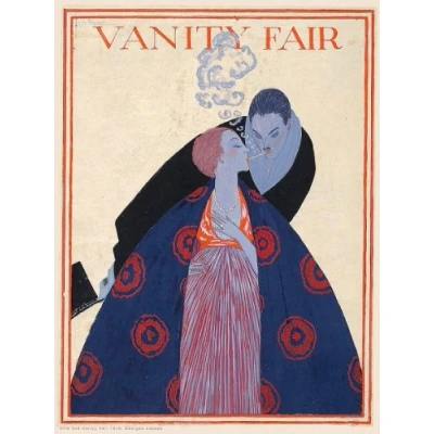 Image of onthewall Vanity Fair Vintage Covers Pop Art Poster Print 1919 (OTW0024), White, 30 x 40 cm