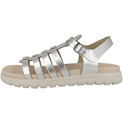 Image of Geox J Sandal Soleima Gir, Silver, 2.5 UK