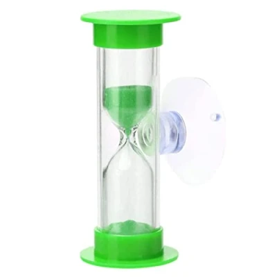 Image of 2 Minute Shower Timer Tooth Brushing Christmas Gifts Children with Suction Cup Sand Clock Desktop Ornament