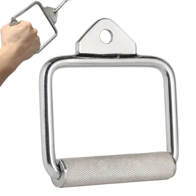 Image of MuscleForge® Single Handle Attachment for Lat Pull, Cable Non Slip D with Rotatable Machine, Pull Bodybuilding and Strength Sports