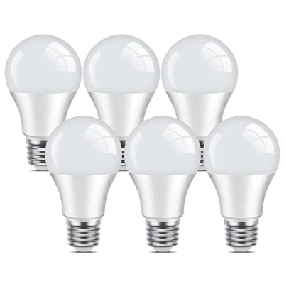 Image of LEDYA LED Light Bulb, 9W Edison Screw Bulbs, STANBOW A60 Replaces 60W Incandescent 3000K Warm White, 806 Lumen, Bulb for Floor Lamp Table Lamps, Non Dimmable, 6 Pack, 19017