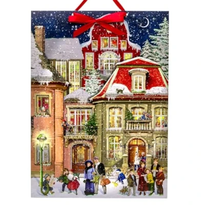 Image of In The Christmas Avenue Advent Calendar Large Traditional Picture Paper