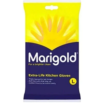 Image of Marigold 3 x Extra Life Kitchen Gloves Large