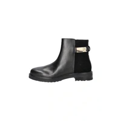 Image of Tommy Hilfiger LOGO Chelsea Classic ankle boots, Women&#039;s, Size: 3.5, Black Leather