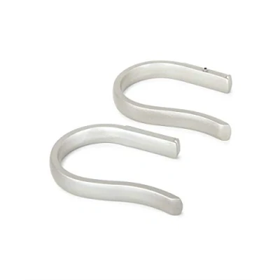 Image of Umbra Twilight Basic Curtain Holdback, Nickel, Set of 2,5 x 4.8 2.8 inches